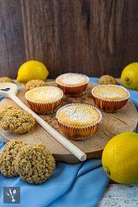 Zitronig frisch und cheesy: Lemon-Cheesecake-Muffins
