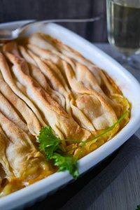 Fish-Pie mit Knusper-Filohaube