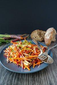 Urmöhrenliebe  Purple Haze Möhren-Apfel-Salat