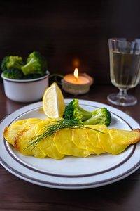 Zander mit Kartoffelschuppen