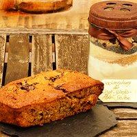 Schokoladiger Kirsch Mohn Stollen als Backmischung im Glas