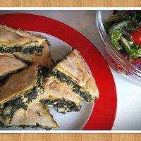 Spinat Feta Quiche {Spanakopita}