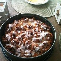 Traumhafter Zimtrollenkuchen...süß und köstlich.