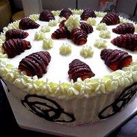 Quarktorte mit Füllung