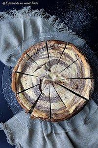 Zebra-Käsekuchen