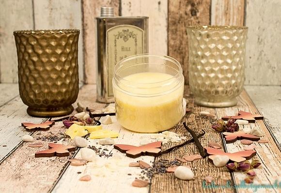 Selbstgemachte body lotion oder bodybutter herstellen
