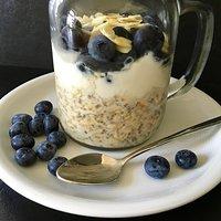 Heidelbeer-Zimt Chia Oats