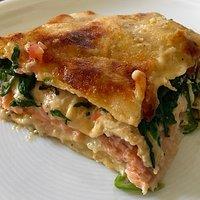 Lachs-Lasagne