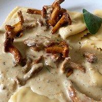 Pfifferling-Sahne-Sauce