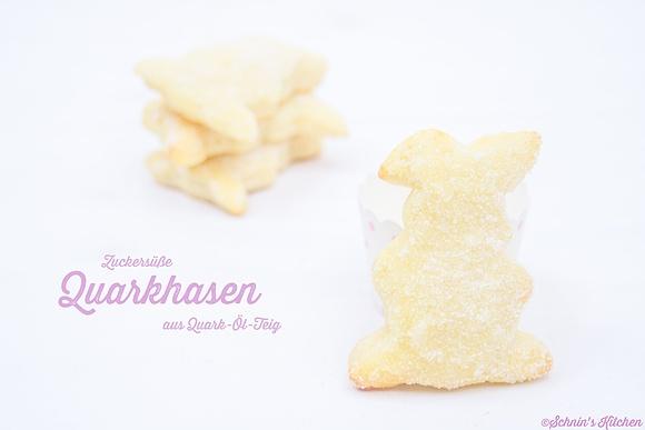 Zuckersüße Quarkhasen aus Quark-Öl-Teig