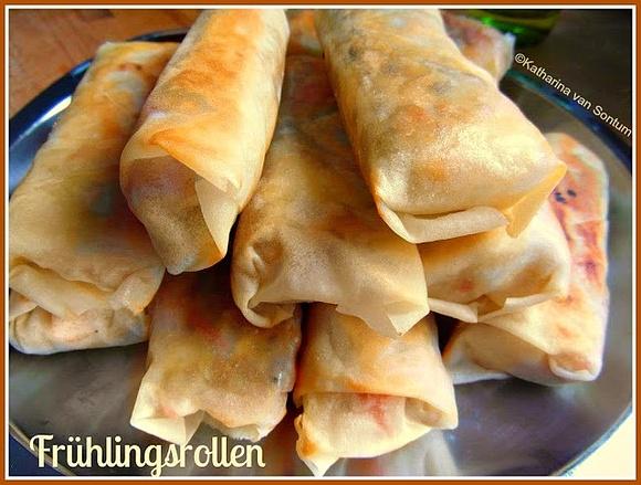Vegetarische Frühlingsrollen