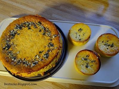 Kürbis Cheesecake ohne Boden