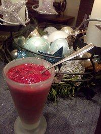 Weihnachtlicher Pflaumen ~ Waldbeer Frozen Yoghurt