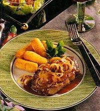 Rumpsteak und Cognacsauce