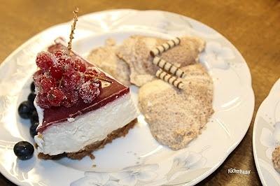 Spekulatiuskuchen mit marmorierter Mousse