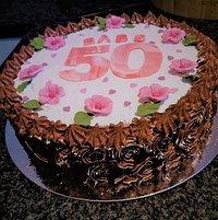 Schokotorte mit Schuss