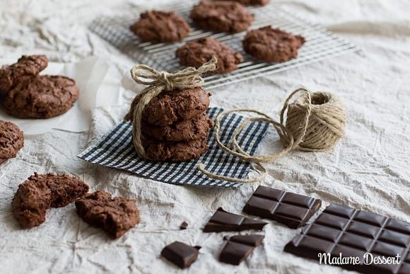 Glutenfreie nuss nougat cookies