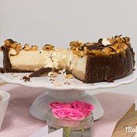 Doublecaramel-Peanut-Cheesecake von Mademoiselle Plat Principal | Rezept zum CheeseCakeOff