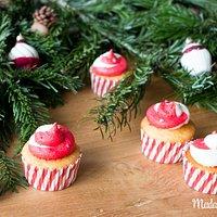 Christmas Cupcakes mit Orangen Frosting