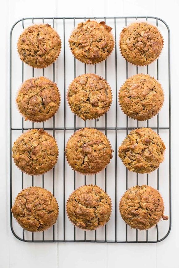 Karotten-Muffins mit Ingwer und Kokos