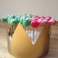 Prinzessinnen und Frosch Cake Pops
