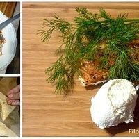 Fingerfood: Knusprige Filoteig-Häppchen mit Lachs