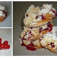 Süße Post: Johannisbeer-Streusel-Taler