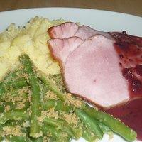 Kasslerbraten mit Sauce Cumberland