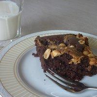 Süss-Salziger Gaumenschmaus: Schoko-Erdnuss-Kuchen