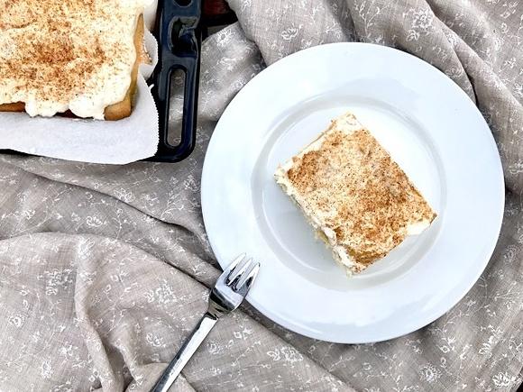 Fantaschnitte mit frischen Pfirsichen
