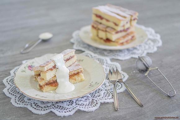 Victoria sandwiches originalrezept aus dem 18. jahrhundert.