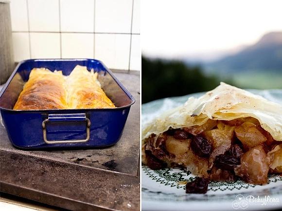 Apfelstrudel selbstgemacht – Hüttenessen lecker und fein