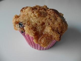 Blaubeermuffins mit Zimtstreuseln