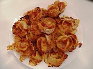 Zwei Sorten Pizzaschnecken