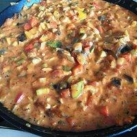 Überbackene Zucchini