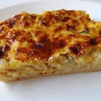 Vegetarischer Flammkuchen auf amerikanische Art