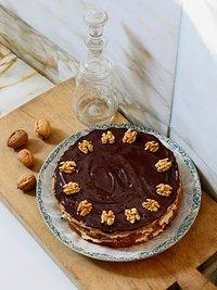 Radschlag: Walnuss-Makronen-Torte