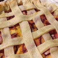 Pfirsich-Pie mit Thymian
