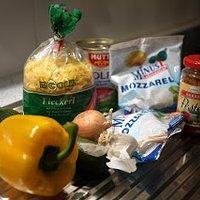 Pasta Primavera mit Mozzarella