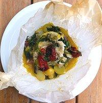 Seezungenfilet en Papillote
