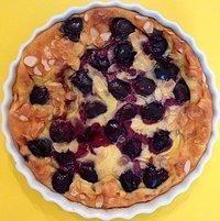 Chriesi clafoutis mit vanilleglace – ein sommergedicht