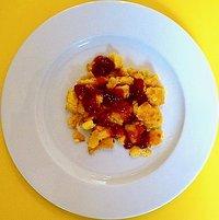 Köbis gebratene polenta mit erdbeerkonfi – ein wahres gedicht