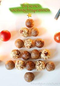 Dreierlei gesunde Weihnachtspralinen