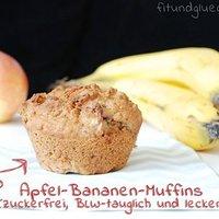 {clean eating + blw} bananen-apfel-muffins