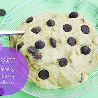 Mint chocolate chip hummus
