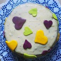 Verrückte schokotorte mit herz / crazy chocolate cake with love