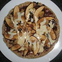 Herbstliche Frühstückspizza
