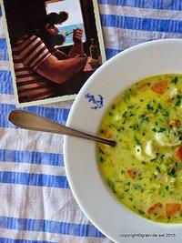 Matrosenliebchen - Fisch-Reis-Zitronen-Suppe