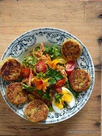 So macht Salat satt: Kartoffeltaler
