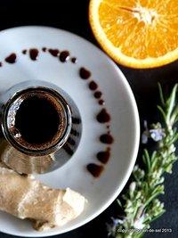 Der zauberstab des abschmeckens: balsamico-orangen-reduktion